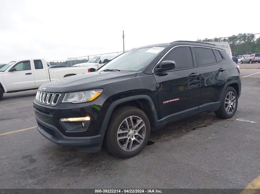 VIN 3C4NJCBB3LT241478 2020 JEEP COMPASS LATITUDE