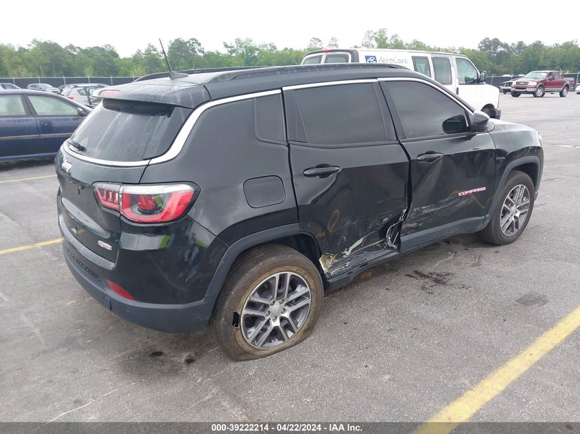 VIN 3C4NJCBB3LT241478 2020 JEEP COMPASS LATITUDE