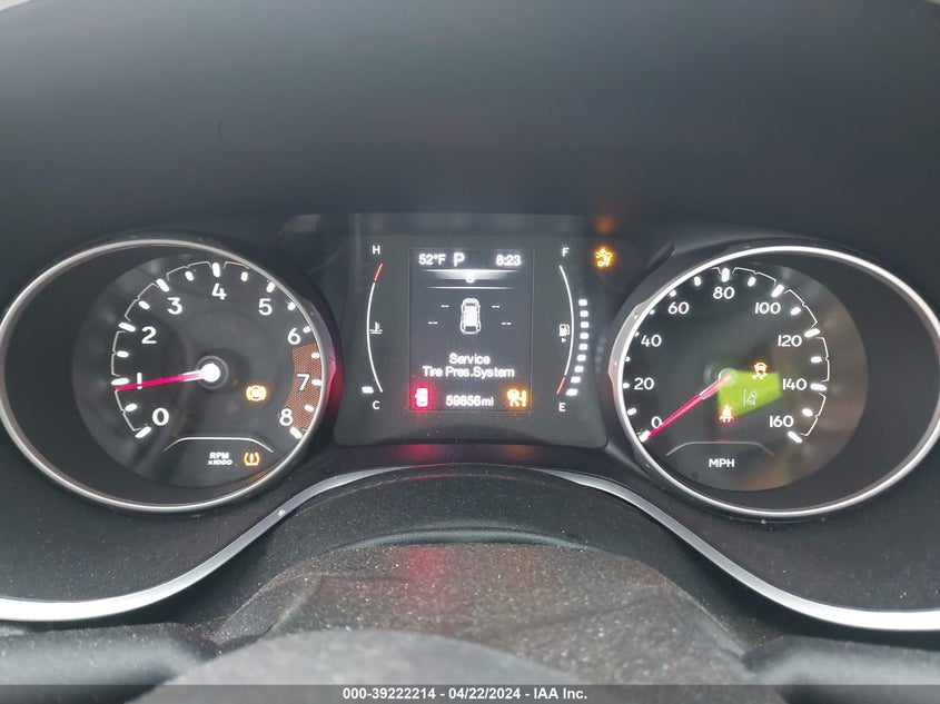 VIN 3C4NJCBB3LT241478 2020 JEEP COMPASS LATITUDE