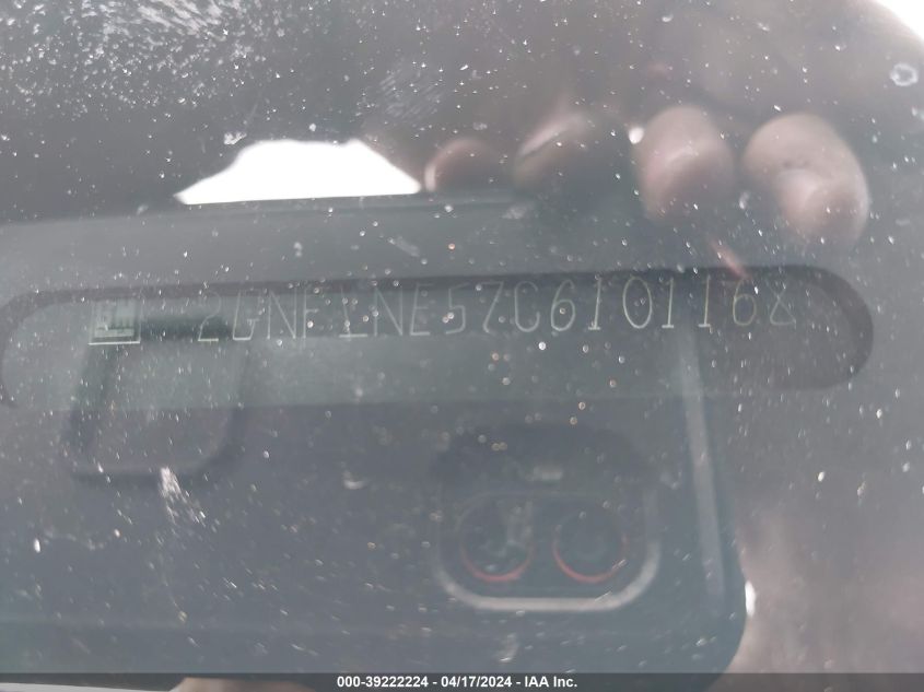 2012 Chevrolet Equinox 2Lt VIN: 2GNFLNE57C6101168 Lot: 39222224