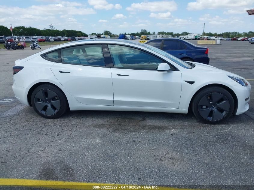 2021 Tesla Model 3 Long Range Dual Motor All-Wheel Drive VIN: 5YJ3E1EB5MF026423 Lot: 39222227