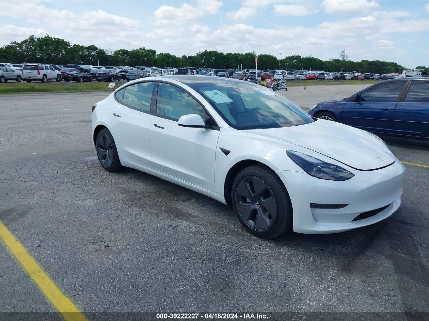 2021 Tesla Model 3 Long Range Dual Motor All-Wheel Drive VIN: 5YJ3E1EB5MF026423 Lot: 39222227