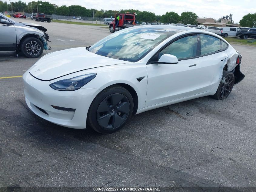 2021 Tesla Model 3 Long Range Dual Motor All-Wheel Drive VIN: 5YJ3E1EB5MF026423 Lot: 39222227