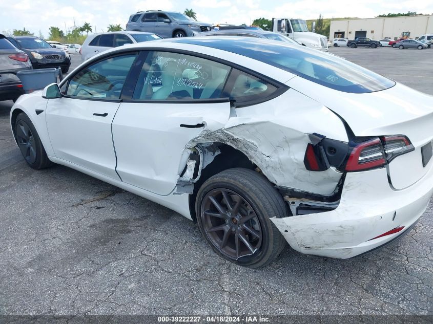 2021 Tesla Model 3 Long Range Dual Motor All-Wheel Drive VIN: 5YJ3E1EB5MF026423 Lot: 39222227