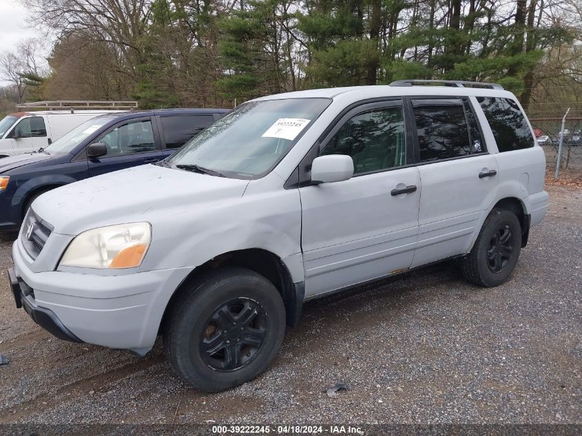 2004 Honda Pilot Ex VIN: 2HKYF18464H597968 Lot: 39222245