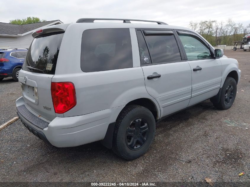 2004 Honda Pilot Ex VIN: 2HKYF18464H597968 Lot: 39222245