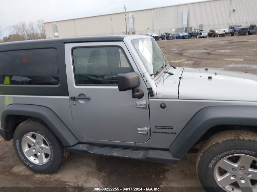 2013 Jeep Wrangler Sport VIN: 1C4AJWAG3DL700146 Lot: 39222255