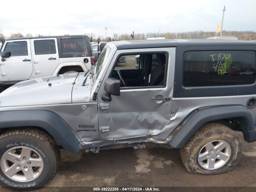 2013 Jeep Wrangler Sport VIN: 1C4AJWAG3DL700146 Lot: 39222255