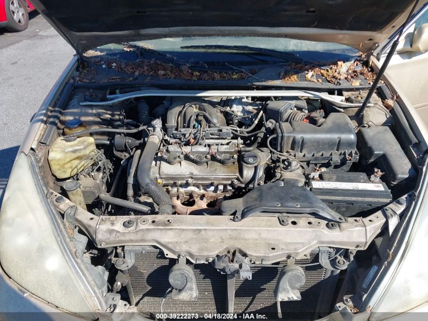 2004 Lexus Es 330 VIN: JTHBA30G945026902 Lot: 39222273