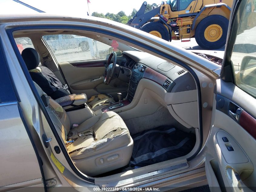 2004 Lexus Es 330 VIN: JTHBA30G945026902 Lot: 39222273