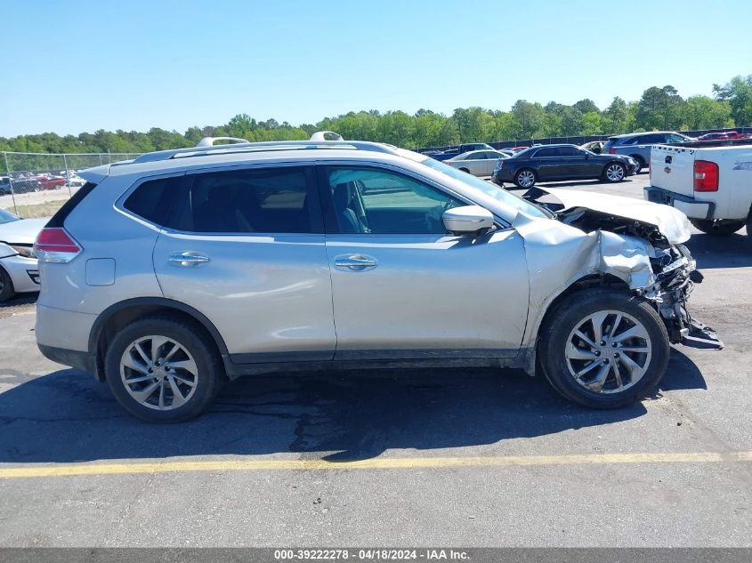 2015 Nissan Rogue Sl VIN: 5N1AT2MV2FC849188 Lot: 39222278