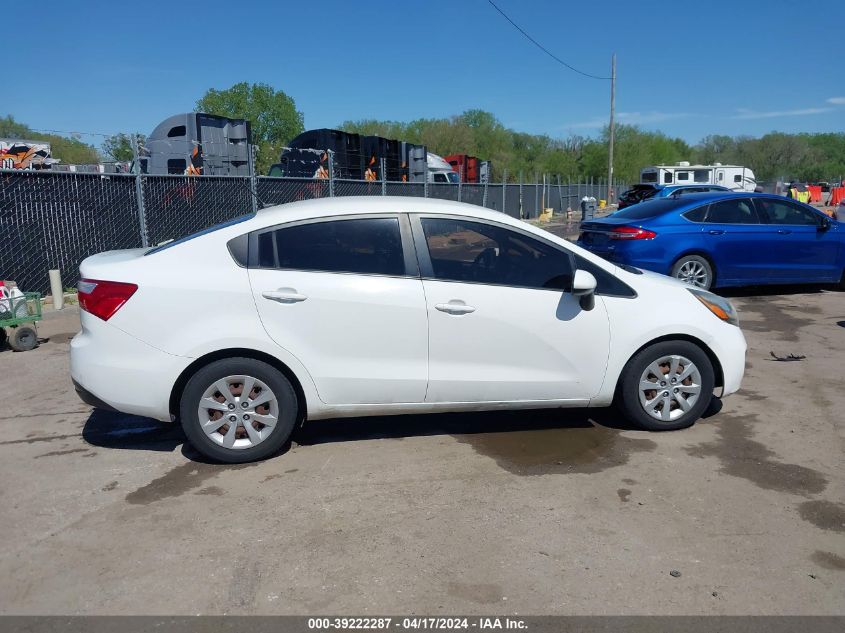 2014 Kia Rio Lx VIN: KNADM4A33E6371774 Lot: 39222287