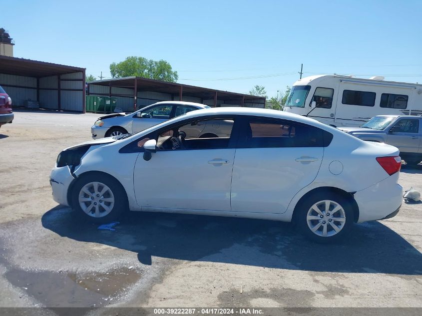 2014 Kia Rio Lx VIN: KNADM4A33E6371774 Lot: 39222287