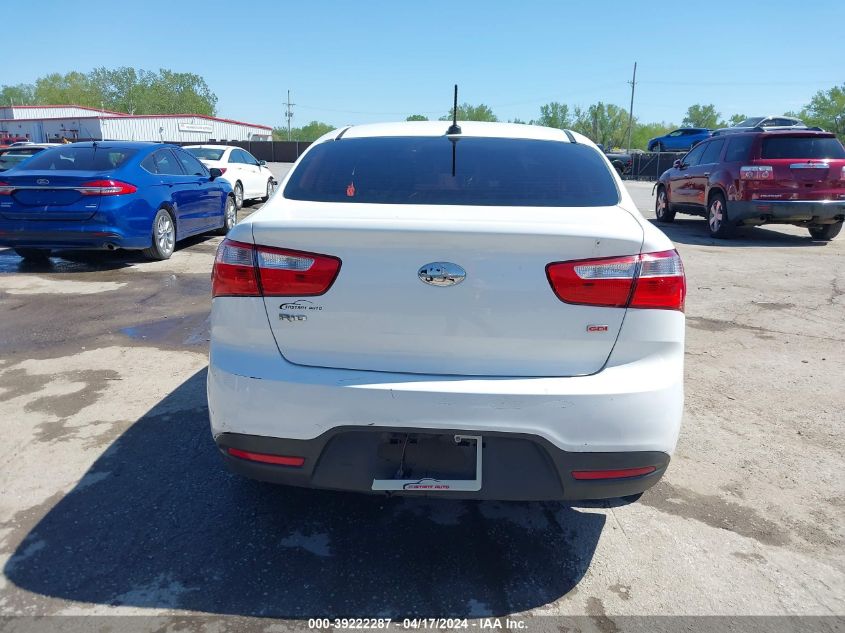 2014 Kia Rio Lx VIN: KNADM4A33E6371774 Lot: 39222287