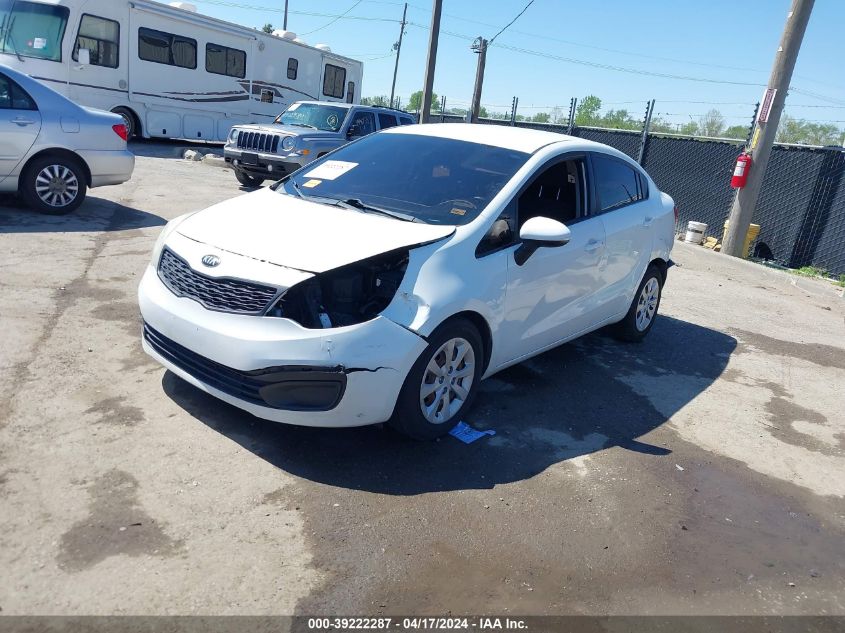 2014 Kia Rio Lx VIN: KNADM4A33E6371774 Lot: 39222287