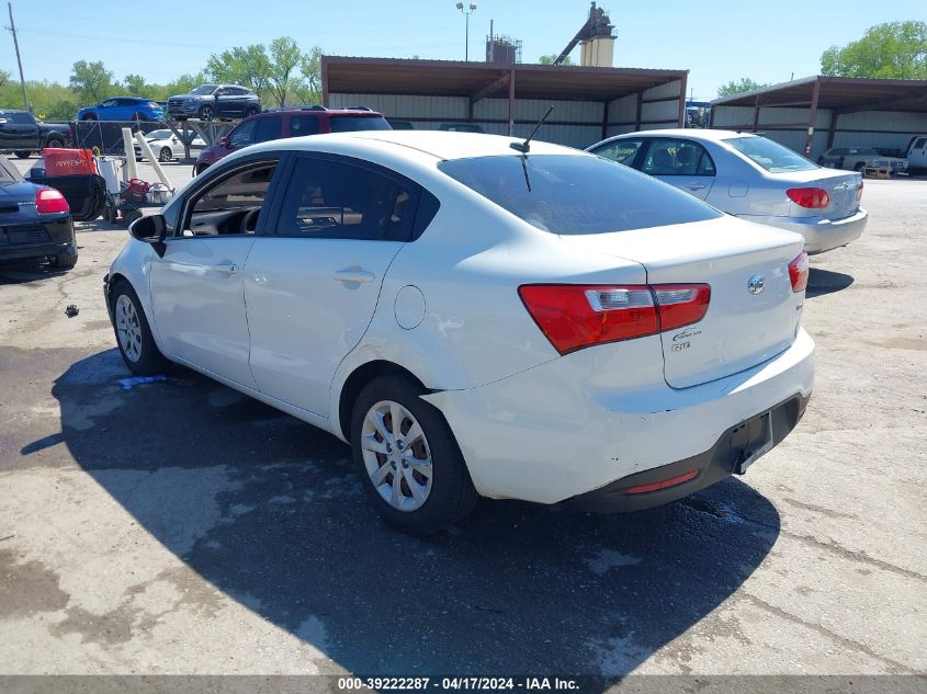 2014 Kia Rio Lx VIN: KNADM4A33E6371774 Lot: 39222287