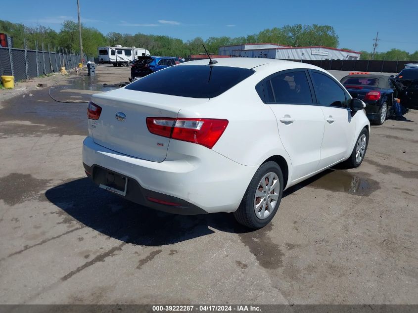 2014 Kia Rio Lx VIN: KNADM4A33E6371774 Lot: 39222287