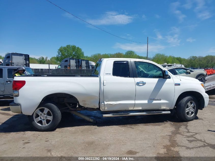 2007 Toyota Tundra Limited 5.7L V8 VIN: 5TFBV58157X023330 Lot: 39222292