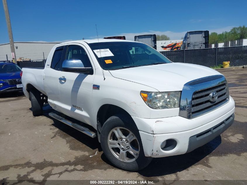 2007 Toyota Tundra Limited 5.7L V8 VIN: 5TFBV58157X023330 Lot: 39222292