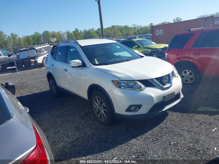 2015 Nissan Rogue Sl VIN: 5N1AT2MV2FC808897 Lot: 39222303