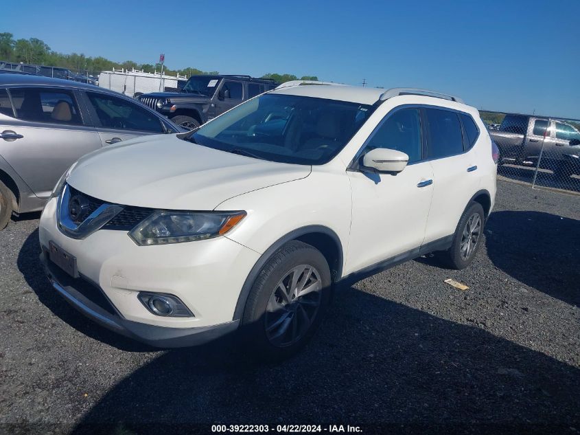 2015 Nissan Rogue Sl VIN: 5N1AT2MV2FC808897 Lot: 39222303