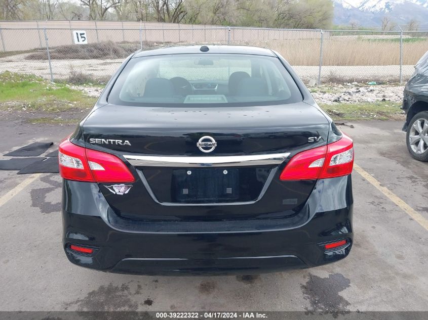 2019 Nissan Sentra Sv VIN: 3N1AB7AP1KY426794 Lot: 39222322