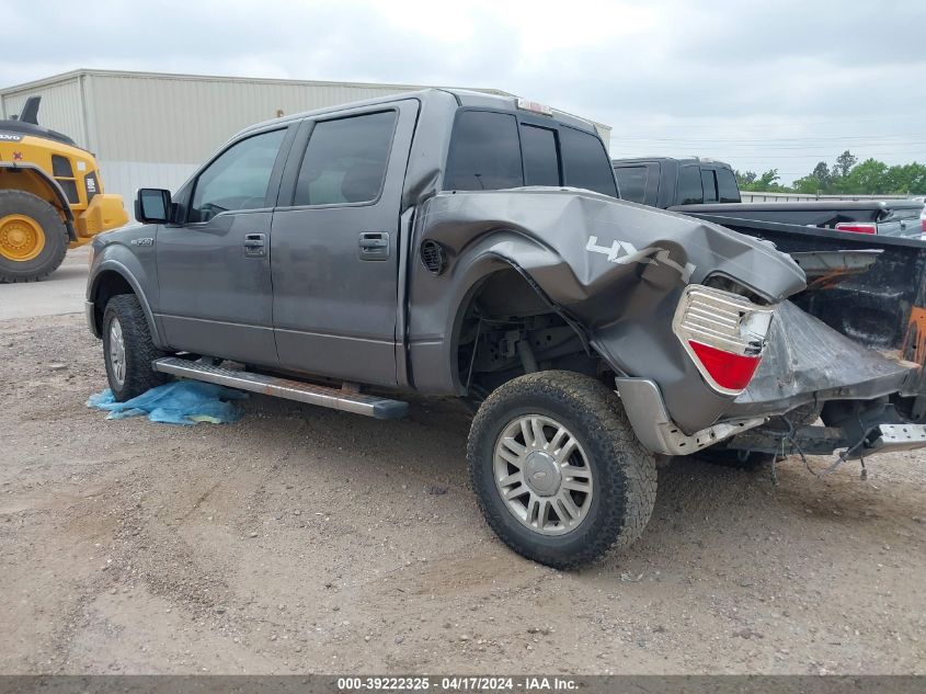 2012 Ford F-150 Lariat VIN: 1FTFW1EF6CFC20224 Lot: 39222325