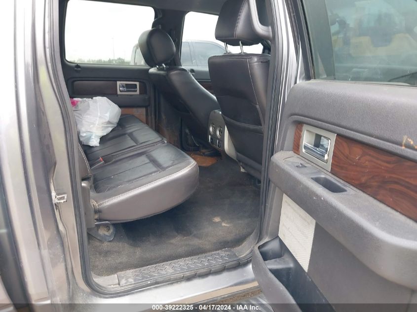 2012 Ford F-150 Lariat VIN: 1FTFW1EF6CFC20224 Lot: 39222325