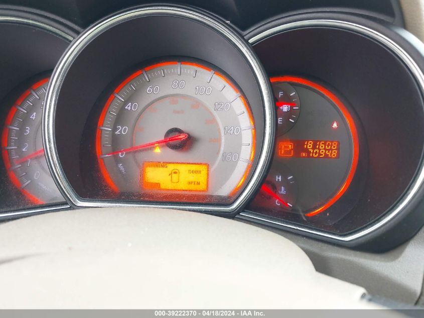 2009 Nissan Murano Sl VIN: JN8AZ18W99W135310 Lot: 39222370