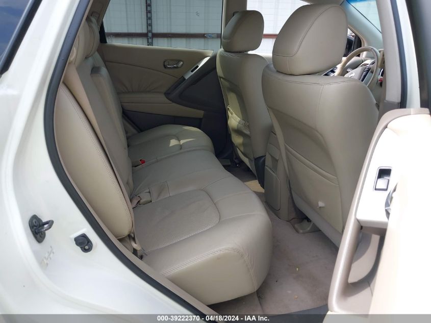 2009 Nissan Murano Sl VIN: JN8AZ18W99W135310 Lot: 39222370