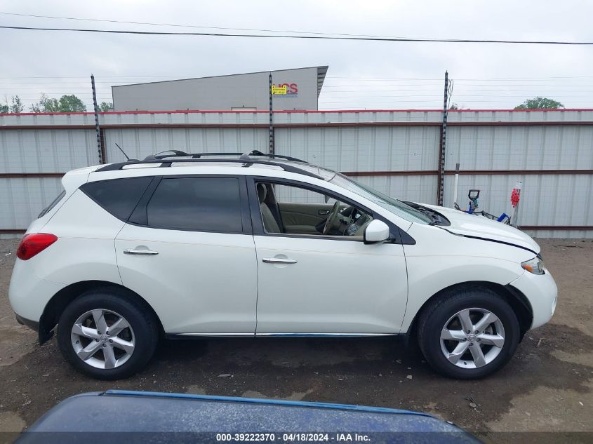 2009 Nissan Murano Sl VIN: JN8AZ18W99W135310 Lot: 39222370