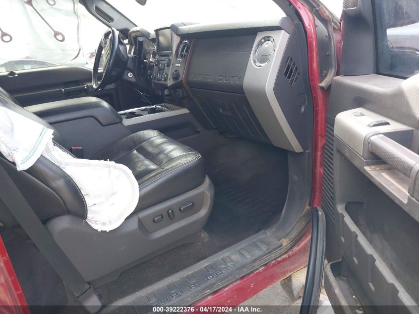 2014 Ford F-250 Lariat VIN: 1FT7W2BT9EEA13940 Lot: 39222376