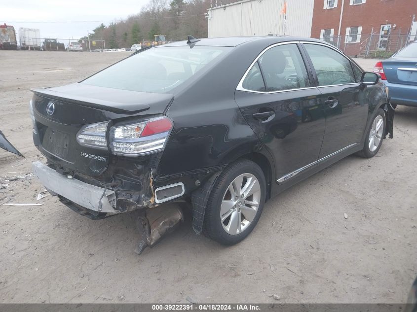 2010 Lexus Hs 250H VIN: JTHBB1BA2A2005493 Lot: 48084694