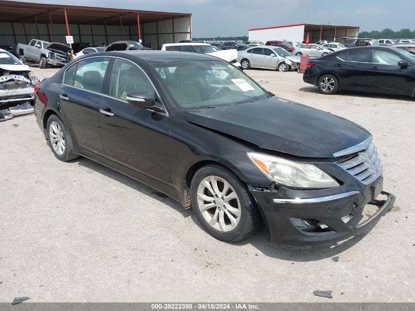 2013 Hyundai Genesis 3.8 VIN: KMHGC4DD1DU257432 Lot: 39222398