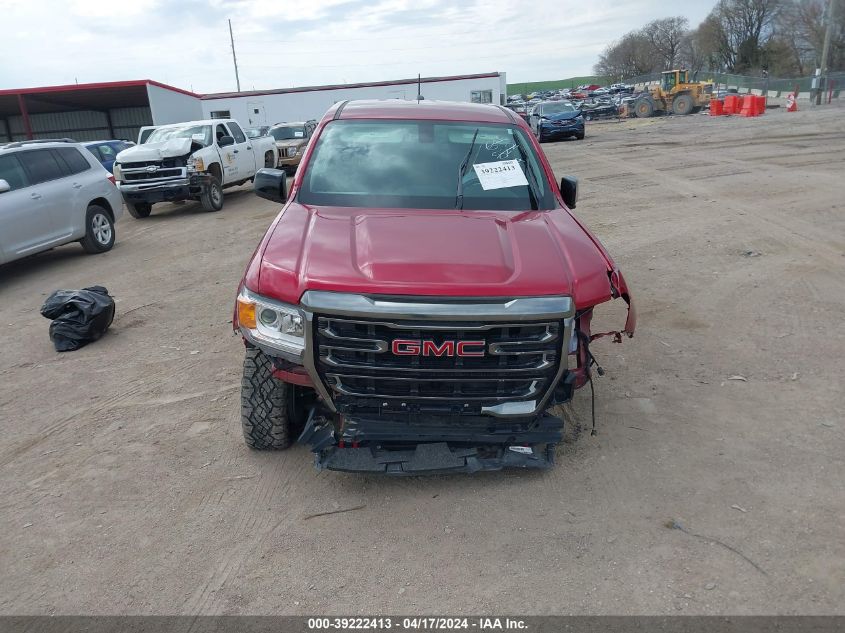 2021 GMC Canyon 4Wd Short Box At4 - Cloth VIN: 1GTG6FEN6M1156029 Lot: 39222413