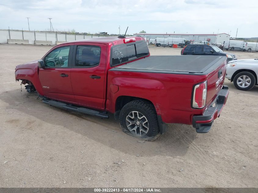 2021 GMC Canyon 4Wd Short Box At4 - Cloth VIN: 1GTG6FEN6M1156029 Lot: 39222413