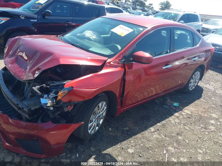 2016 Nissan Sentra Sv VIN: 3N1AB7AP5GY335003 Lot: 39222429