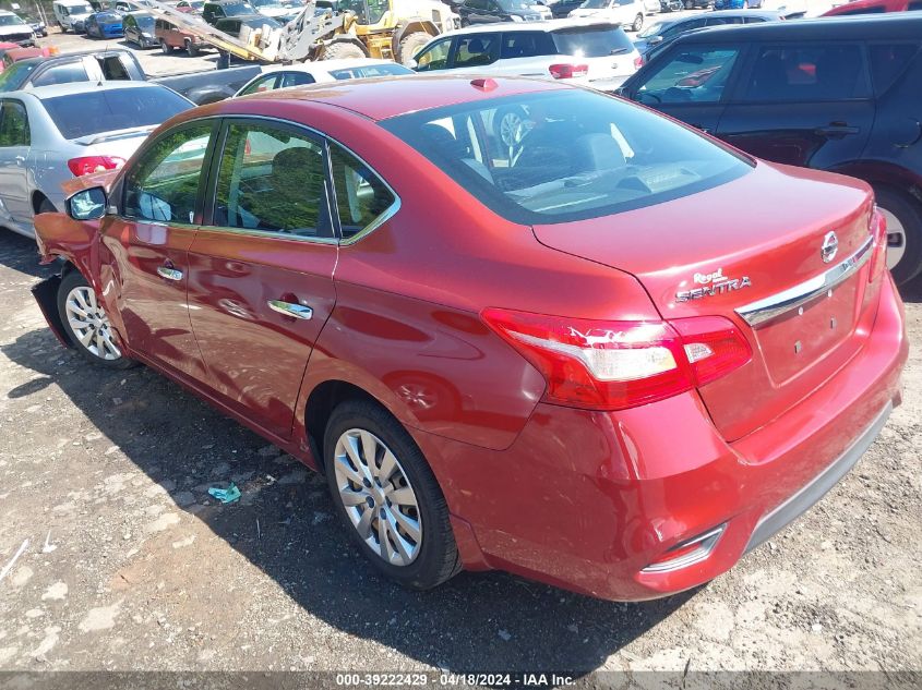 2016 Nissan Sentra Sv VIN: 3N1AB7AP5GY335003 Lot: 48848104