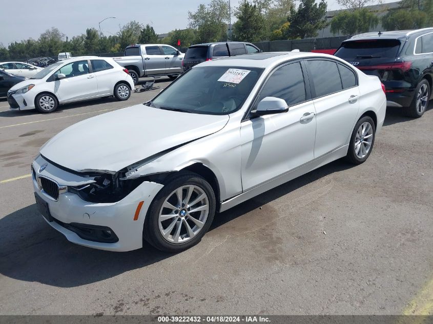 2016 BMW 320I VIN: WBA8E1G5XGNT37409 Lot: 50152684