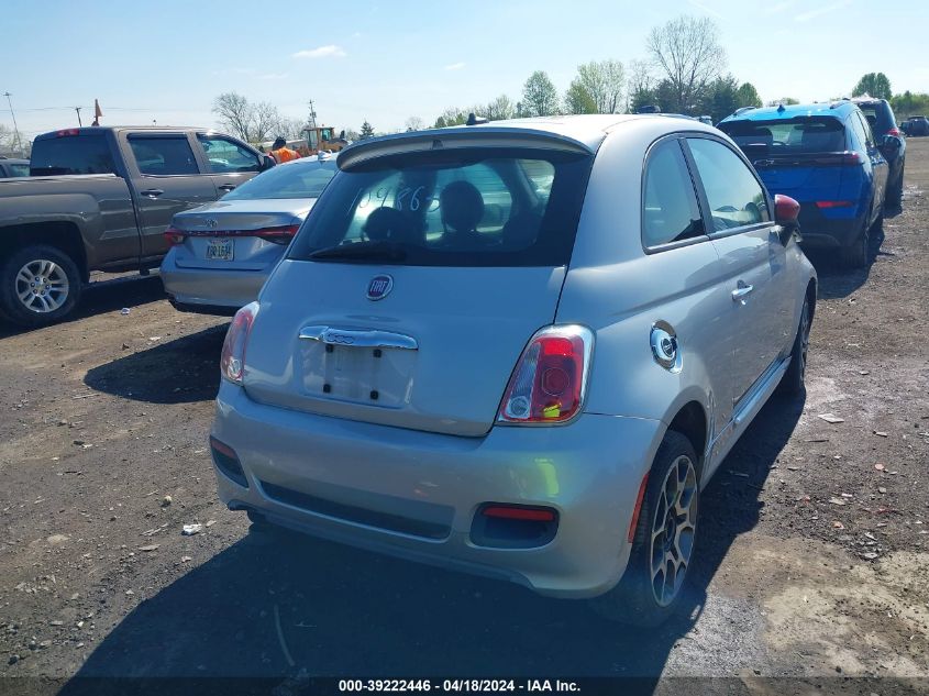 2012 Fiat 500 Sport VIN: 3C3CFFBR0CT104865 Lot: 39222446