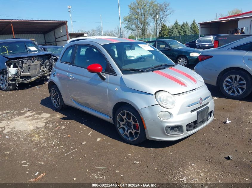 2012 Fiat 500 Sport VIN: 3C3CFFBR0CT104865 Lot: 39222446