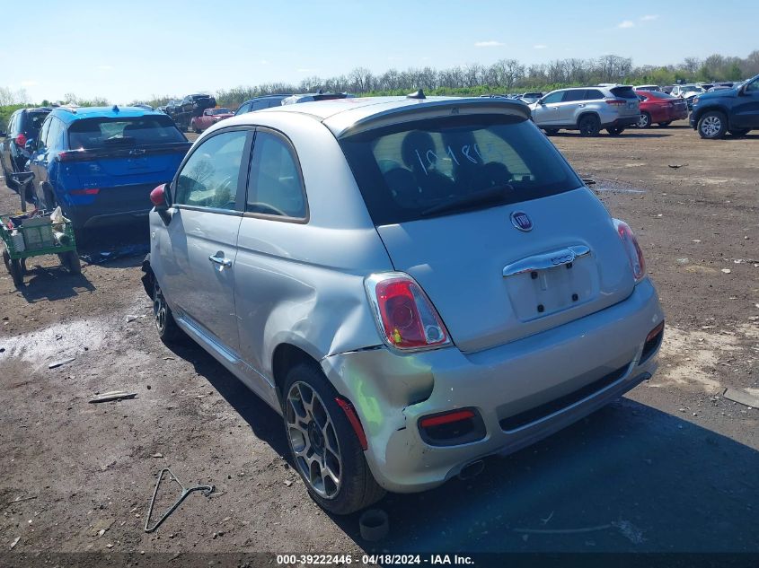 2012 Fiat 500 Sport VIN: 3C3CFFBR0CT104865 Lot: 39222446