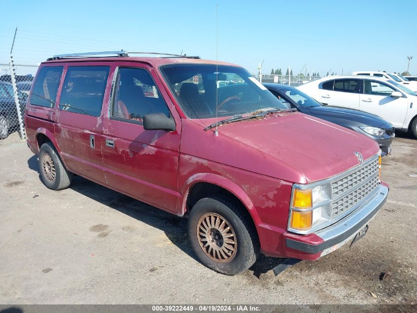 1986 Dodge Caravan Le VIN: 2B4FK51G5GR755039 Lot: 39222449