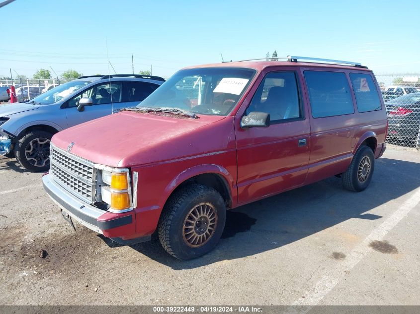 1986 Dodge Caravan Le VIN: 2B4FK51G5GR755039 Lot: 39222449