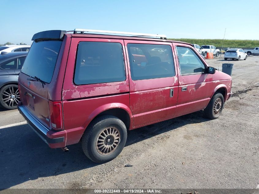 1986 Dodge Caravan Le VIN: 2B4FK51G5GR755039 Lot: 39222449