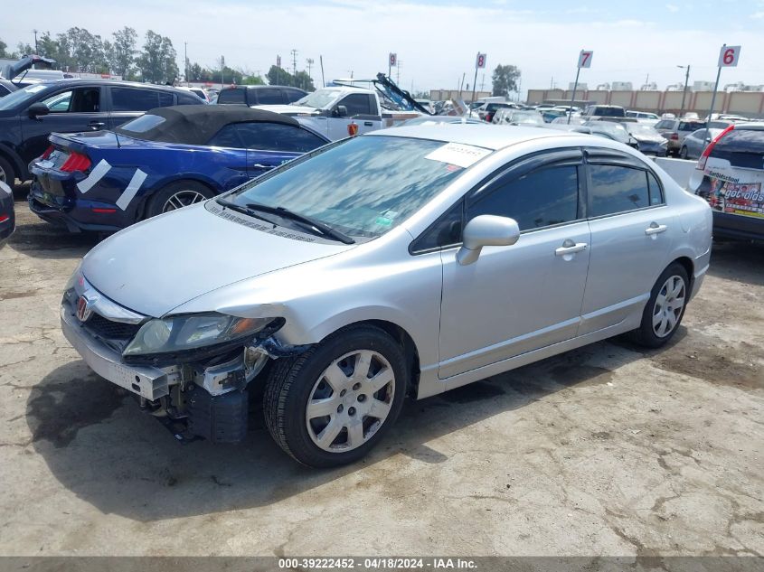 2009 Honda Civic Lx VIN: 2HGFA16599H334943 Lot: 39222452