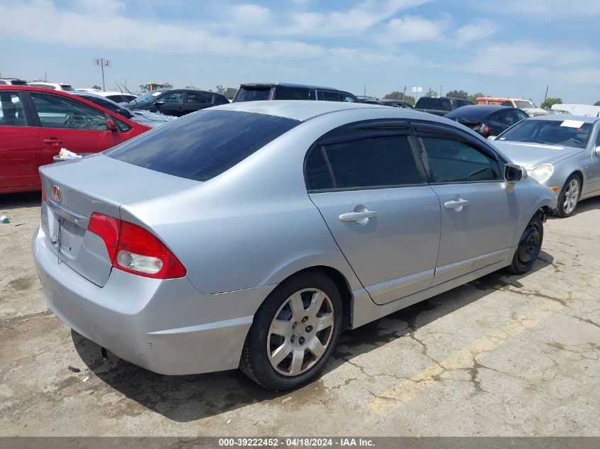 2009 Honda Civic Lx VIN: 2HGFA16599H334943 Lot: 39222452