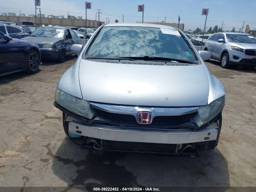 2009 Honda Civic Lx VIN: 2HGFA16599H334943 Lot: 39222452