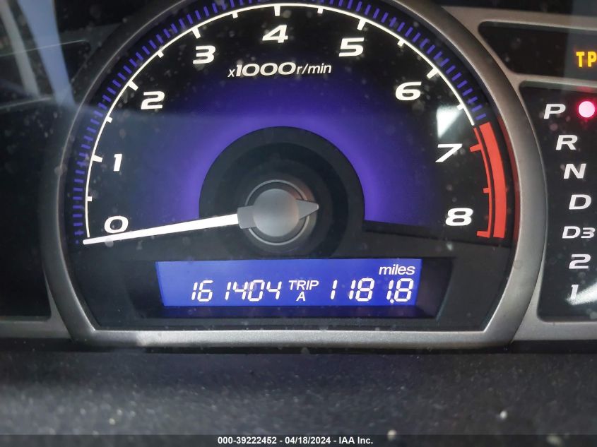 2009 Honda Civic Lx VIN: 2HGFA16599H334943 Lot: 39222452