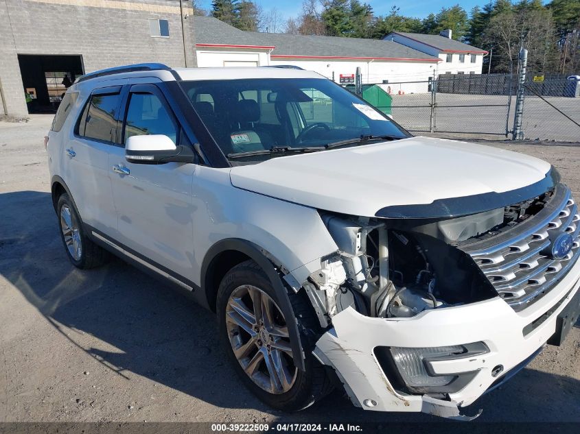 2016 Ford Explorer Limited VIN: 1FM5K8F81GGB68576 Lot: 39222509